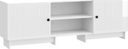  TV skap Høgglans Hvit 150 x 31 x 50 cm Konstruert tre