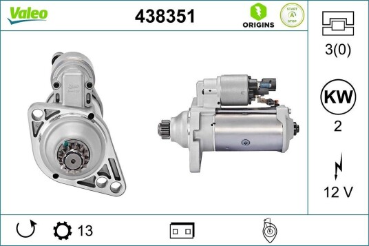 VALEO 438351 Starter