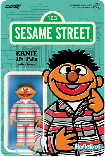 Sesame Street ReAction Figures Wv6 Ernie PJs