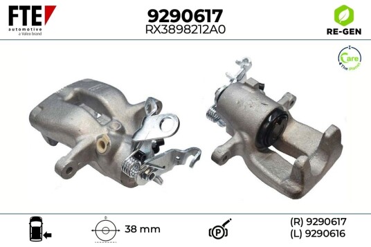 FTE 9290617 Bremsecaliper FTE 9290617 Bremsecaliper