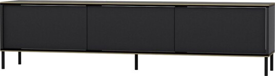 Imaj TV-benk 180x35 cm Svart - Hanah Home Imaj TV-benk 180x35 cm Svart - Hanah Home
