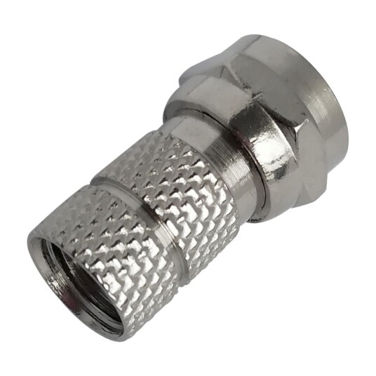 DELTACO F-KONTAKT TWIST-ON KABELADAPTER 7MM, 2 STK