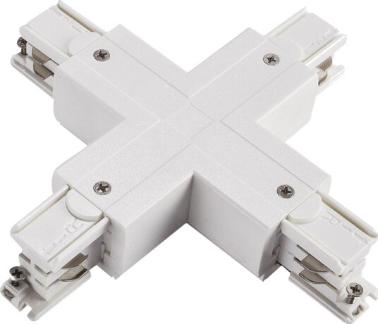 Spectrum X samler til 4 fase skinner Hvit Spektrum Spectrum X samler til 4 fase skinner Hvit Spektrum