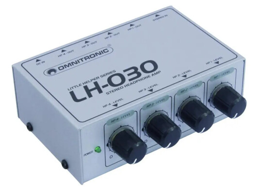 Omnitronic Lh-030 Headphone Amplifier Omnitronic Lh-030 Headphone Amplifier