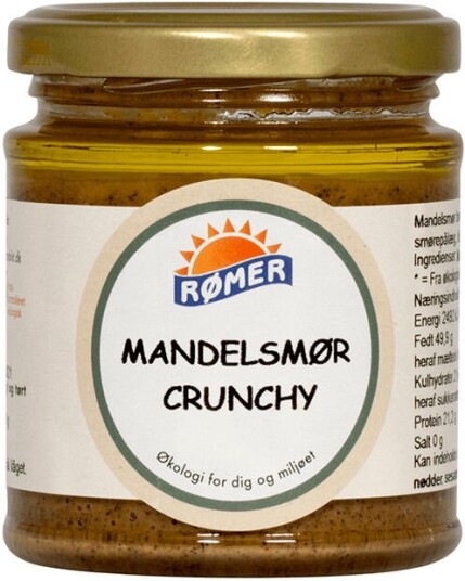 Rømer Mandelsmør Crunchy Glutenfri Ø 170g