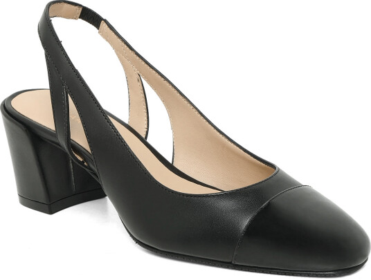 Stuart Weitzman Sleek 50 Slingback Pump   Black   37.5