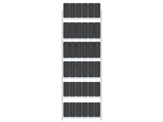 Følgesektion Boltless Dækreol 4500X1500x400mm 150 Kg/Aflæg