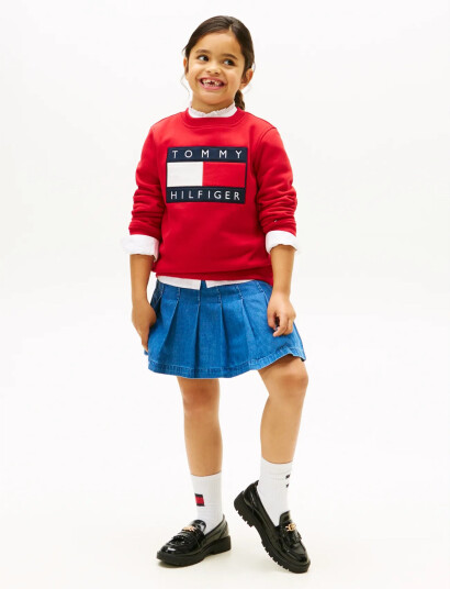 Tommy Hilfiger Heritage Flag Sweatshirt Red 164 Tommy Hilfiger Heritage Flag Sweatshirt Red 164