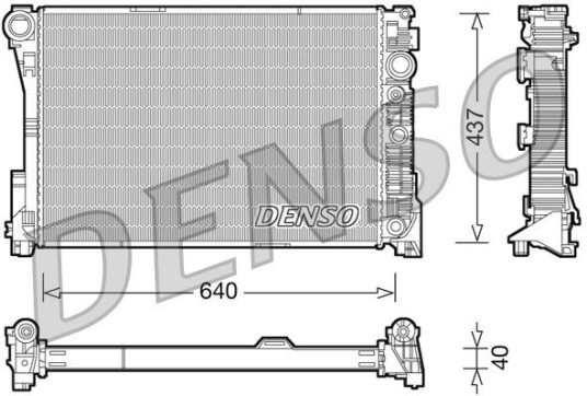 Radiator DENSO DRM17046