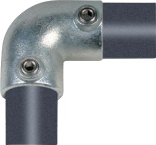 Galv. 90 G. Bøjning Pipe Clamps Bøjning 26,9 Mm X 3/4"". 90 Gr. Galv