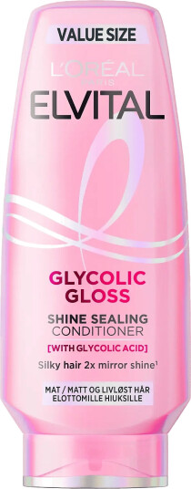 L"Oréal Paris L"oréal Paris Elvital Glycolic Gloss Conditioner For Dull Hair 400 Ml Nude 400 ML