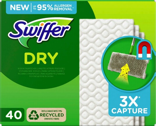 Swiffer Sweeper Refill-kluter 40 stk