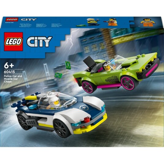 Lego City Politibil På Muskelbil-Jakt 60415 Lego City Politibil På Muskelbil-Jakt 60415