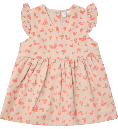 Hust And Claire Kjole Katinka Wild Coral 74 Kjole Beige Brun Rød
