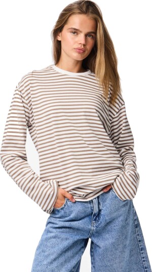 Pieces Pcsadie Ls Top Jrs Noos   White   XXL