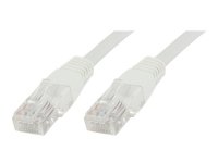 MicroConnect - Nettverkskabel - RJ-45 (hann) til RJ-45 (hann) - 10 m - UTP - CAT 5e - flertrådet - hvit (en pakke 10)