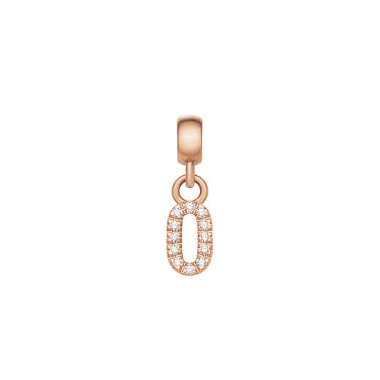 Daniel Wellington DW Charm Number 0 Rose Gold Daniel Wellington DW Charm Number 0 Rose Gold