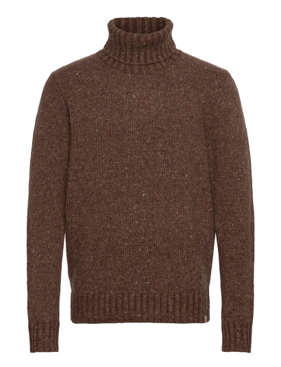 Revolution High-Neck Sweather - Brown - S