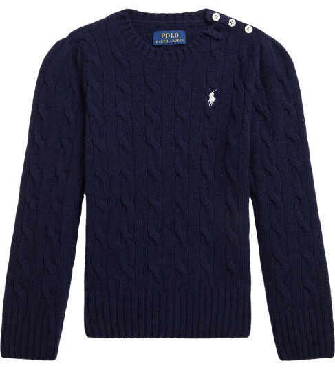 Ralph Lauren Polo Genser Ull Navy Polo 5 år 110 Genser Blå