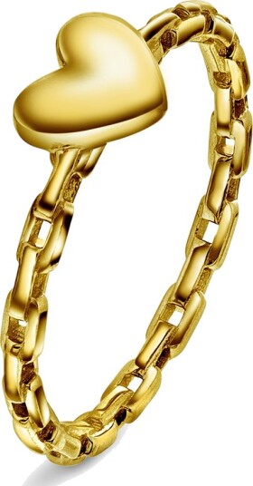 Pan Jewelry Ring i sølv hjerte størrelse Ring i sølv hjerte 60