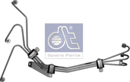 Sett høytrykkledning, innsprøytningsanlegg DT Spare Parts 4.90796