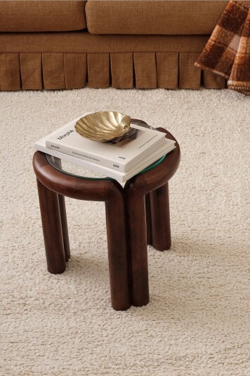 Ellos Home Sidebord Essinta Ø45cm Brun