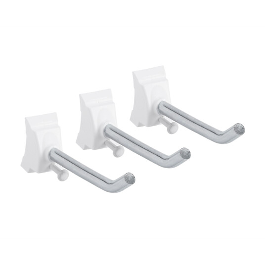 ELFA TILBEHØRSKROK 65MM HVIT 3-PK ELFA TILBEHØRSKROK 65MM HVIT 3-PK