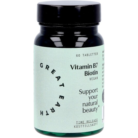 Great Earth Vitamin B7  Biotin 1000 mcg 60 tab