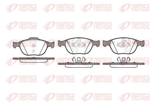 Bremseklosser REMSA 0984.00 Bremseklosser REMSA 0984.00
