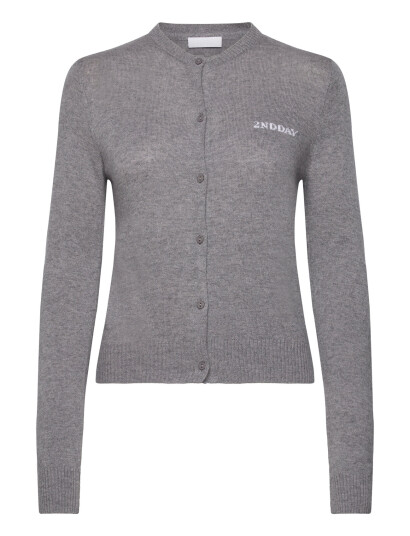 2NDDAY 2Nd Vinny Tt - Soft Wool Blend - Grey - S 2NDDAY 2Nd Vinny Tt - Soft Wool Blend - Grey - S