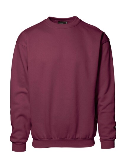 ID Klassisk Sweatshirt Slitesterk Bordeaux