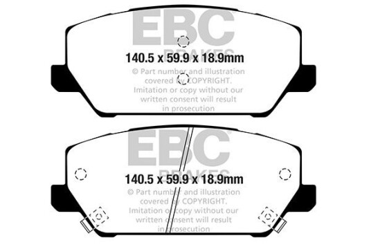 Bremseklosser EBC Brakes DP42343R