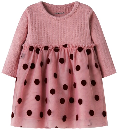 Name It Kjole NbfNagina Lilla Name It 68 Kjole Bordeaux Rosa 62