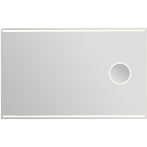 Loevschall Focus speil med lys 120x75 cm mirror