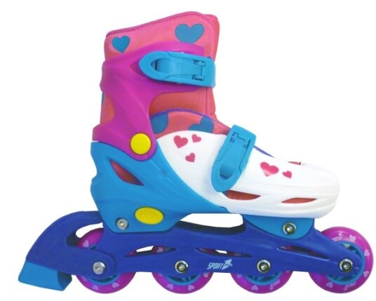 Sport1 ''Easy Roller'' Pink Inlinere Rulleskøjter Til Børn Str. 31-34 Sport1 ''Easy Roller'' Pink Inlinere Rulleskøjter Til Børn Str. 31-34