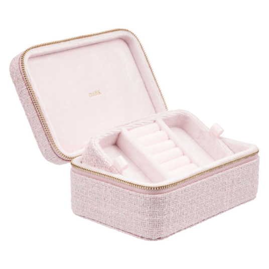 DARK Tweed Jewellery Box Cotton Candy
