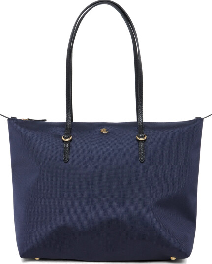 Lauren Ralph Lauren Nylon Medium Keaton Tote Bag - Blue - ONE SIZE Lauren Ralph Lauren Nylon Medium Keaton Tote Bag - Blue - ONE SIZE