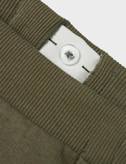 name it Nmnoli Sweat Pant Unb Noos Khaki green 80