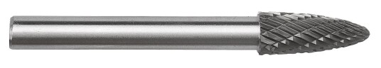 PELA 76952 Hardmetallfil roterende rundbueformet 8 mm Maskintilbehør & forbruk