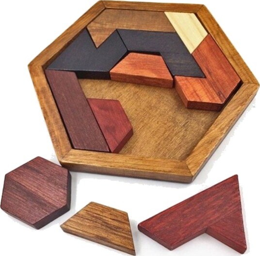 Trepuslespill Hexagon Trepuslespill Hexagon