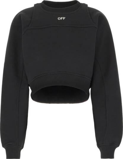 Off White Dame Gensere & Hettegensere Svart XS,
