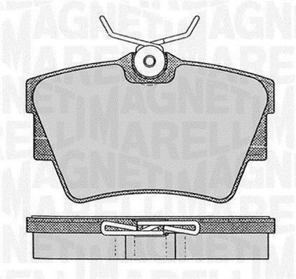 Bremseklosser MAGNETI MARELLI 363916060370
