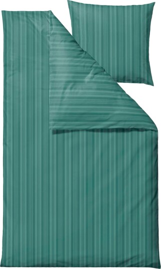 Södahl Sengetøy 140x200 cm 100% damaskvevd bomullssatin Södahl Noble Grønn
