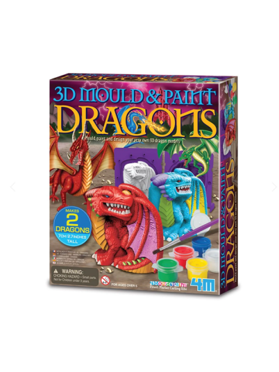 4M Mould and paint 3D Dragons 4M Mould and paint 3D Dragons