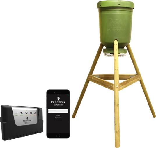 Nordic Gamekeeper Komplett Foderautomat 125 liter Nordic Gamekeeper Komplett Foderautomat 125 liter