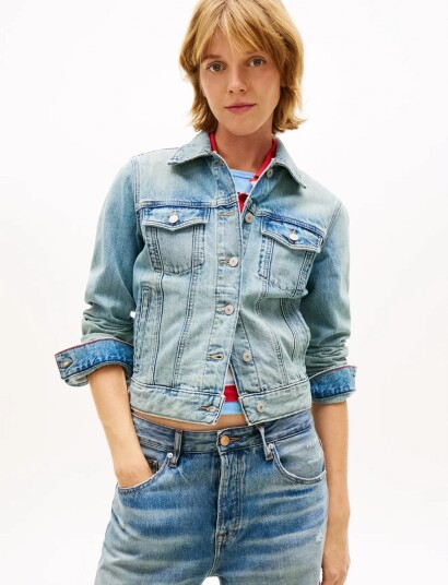 Tommy Jeans Classic Trucker Ext Bj8012 Blue XS Tommy Jeans Classic Trucker Ext Bj8012 Blue XS