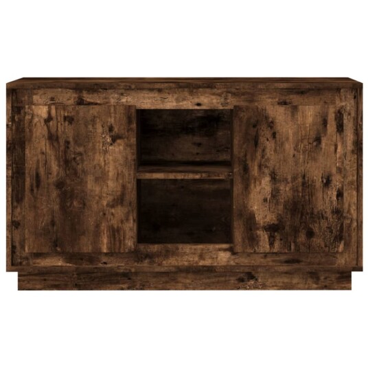 vidaXL Skjenk røkt eik 102x35x60 cm konstruert tre vidaXL Skjenk røkt eik 102x35x60 cm konstruert tre