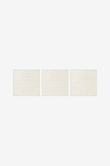 Paperproducts Design Servietter Canvas Emb. 33x33 cm 3 stk 15 pk Hvit