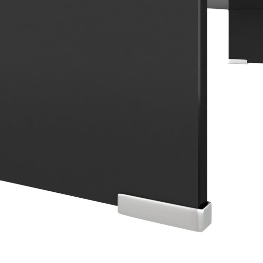 vidaXL TV-benk glass svart 90x30x13 cm vidaXL TV-benk glass svart 90x30x13 cm