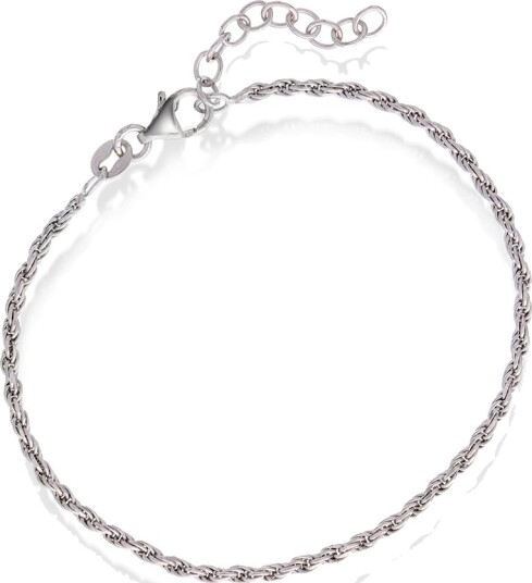 Pan Jewelry Cordel armbånd i 925 sølv 2 mm